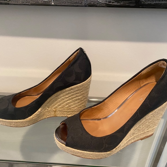 Coach espadrille wedge sandals - Picture 2 of 5